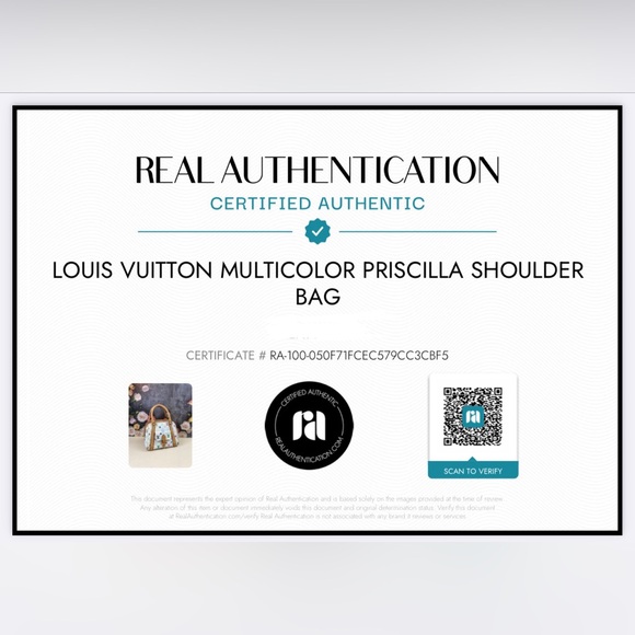 Louis Vuitton White Monogrammed Multicolored Priscilla Bag - Picture 14 of 14